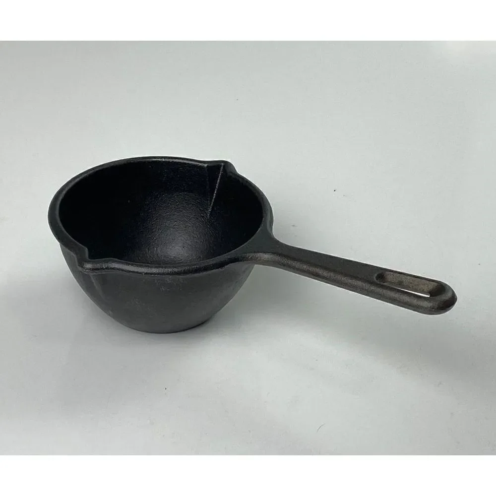 VTG Lodge Cast Iron MPR Small Double Spout 2 Cup Ladle Melting Dipper Pot USA CQ